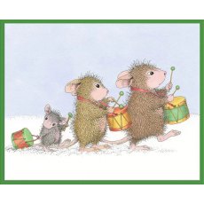 Spellbinders House Mouse Drummer Mice Cling Rubber Stamp Set RSC-014