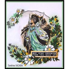 Katkin Krafts Fairy Of The Night 6 in x 8 in Clear Stamp Set