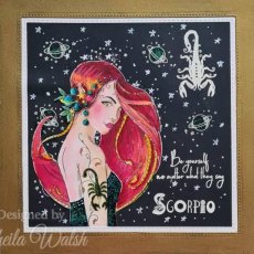 Pink Ink Designs Scorpio 6 in x 8 in Clear Stamp Set