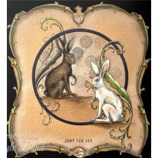 Pink Ink Designs Heavenly Hare 6 in x 8 in Clear Stamp Set