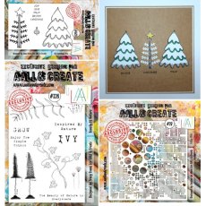 Aall & Create Bundle 1 - A7 Stamp #609, A5 Stamp #328, Stencil #39