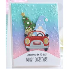Spellbinders Gnome Drive Holiday Etched Dies S4-1297