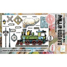 Aall & Create A6 Clear Stamp Set - LOCO LONDON #1111