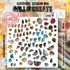 Aall & Create 6"X6" STENCIL - SHARDS #191