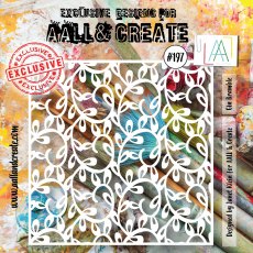 Aall & Create 6"X6" STENCIL - GIN BRAMBLE #197