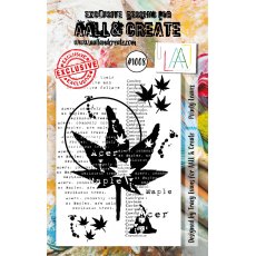 Aall & Create  A6 STAMP SET - POINTY LEAVES #1008