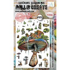 Aall & Create  A6 STAMP SET - CLIFFTOP FUNGARISMO #1095