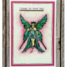 Aall & Create  A6 STAMP SET - FAIRY QUEEN OF HEARTS #1101