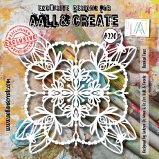 Aall & Create 6"X6" STENCIL - BEADED LACE #220