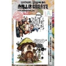 Aall & Create  A6 STAMP SET - GNOME WISE #1076