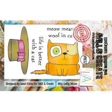 Aall & Create A7 STAMP SET - MISS CATTY MEOW #1037