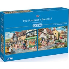 Gibsons The Postman's Round 2  2 x 500 Piece Jigsaw Puzzle
