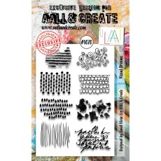 Aall & Create A6 STAMP SET - VISUAL DREAMS #1070