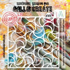Aall & Create 6"X6" STENCIL - MOONLIGHT SONATA #209