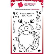Woodware Clear Singles Monster Gnome 4 in x 6 in Stamp
