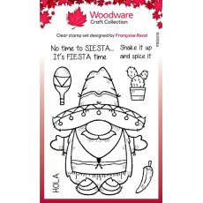 Woodware Clear Singles Fiesta Time 4 in x 6 in Stamp