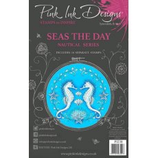 Pink Ink Designs Seas The Day 6 in x 8 in Clear Stamp Set