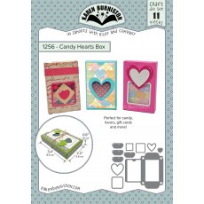 Karen Burniston Die Set - Candy Hearts Box 1256