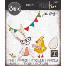 Sizzix Thinlits Die Set 17PK- Vault Bunny + Chick