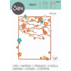 Sizzix - Thinlits Die Set 2PK Woodland Cardfront by Olivia Rose