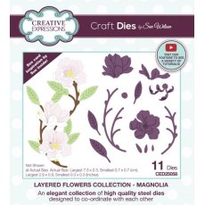 Sue Wilson Layered Flowers Collection Magnolia Craft Die