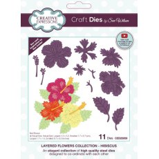 Sue Wilson Layered Flowers Collection Hibiscus Craft Die