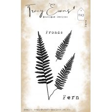 Tracy Evans Fern (A7 stamp) TE3