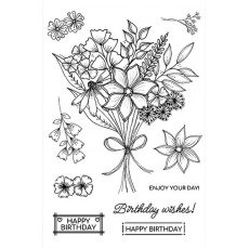 Julie Hickey Designs - Julie's Hand Picked Bouquet A6 Stamp Set JH1079
