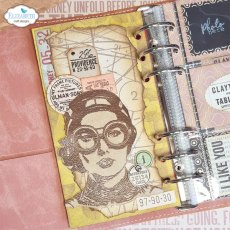 Elizabeth Craft Designs - Travels From the Past Stamp and Die Set CS339