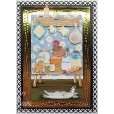 Creative Expressions Sam Poole Shabby Basics Stitched Weave Craft Die