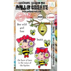 Aall & Create A6 STAMP SET - BEE FREE #1129
