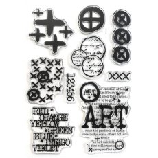 Elizabeth Craft Designs - Plusses & More Stamp CS344