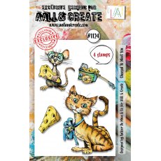 Aall & Create A7 STAMP SET - CHEESED TO MEET YOU #1124