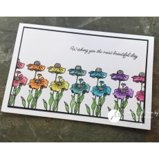 Julie Hickey Designs Peter's Heleniums A6 Stamp DS-PT-1060