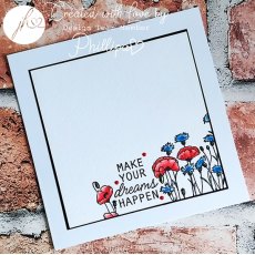 Julie Hickey Designs Peter's Poppies & Cornflowers A6 Stamp DS-PT-1058