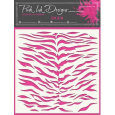 Pink Ink Designs Tiger 7 in x 7 in Stencil