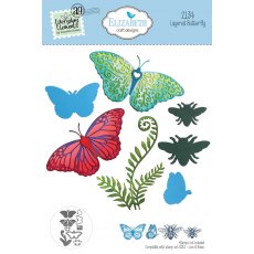 Elizabeth Craft Designs Layered Butterfly 2134