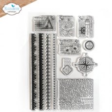 Elizabeth Craft Designs Clear Stamp Travel & Postage CS352