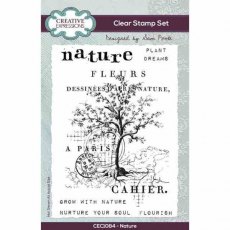 Creative Expressions Sam Poole Nature 4 in x 6 in Clear Stamp Set