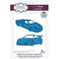 Creative Expressions Sue Wilson Dream Car Collection Super Cars Craft Die