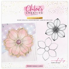 Chloe's Creative Cards Grande Summer Flower Die & Stamp