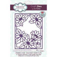 Sue Wilson Frames & Tags Wild Daisy Cover Plate Craft Die