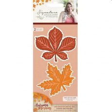 Crafter's Companion Sara Signature Autumn Morning Metal Die - Leaves are Falling