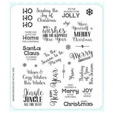 Creative Expressions Clear Stamp Set - Santa's Sentiments