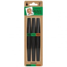 Leonie Pujol Glitter Brush Pens 3 pk - Evergreen