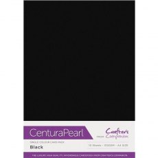 Centura Pearl A4 Black (10 sheets) 320gsm Cardstock
