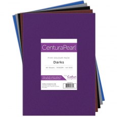 Centura Pearl A4 Darks 320gsm Cardstock - 40 Sheets