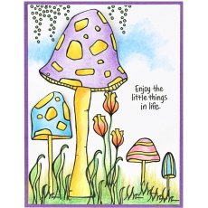 Stampendous Mushrooms Perfectly Clear Stamps Set
