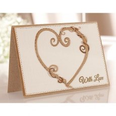 Leonie Pujol Entwined Collection - Big Heart Base Die