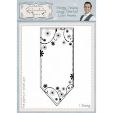 Phill Martin Sentimentally Yours Dainty Daisies - Large Stitched Label Frame